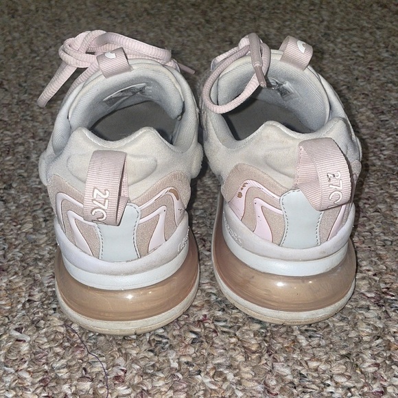 Womens Nike Air Max 270 React Photon Pink - Picture 4 of 13